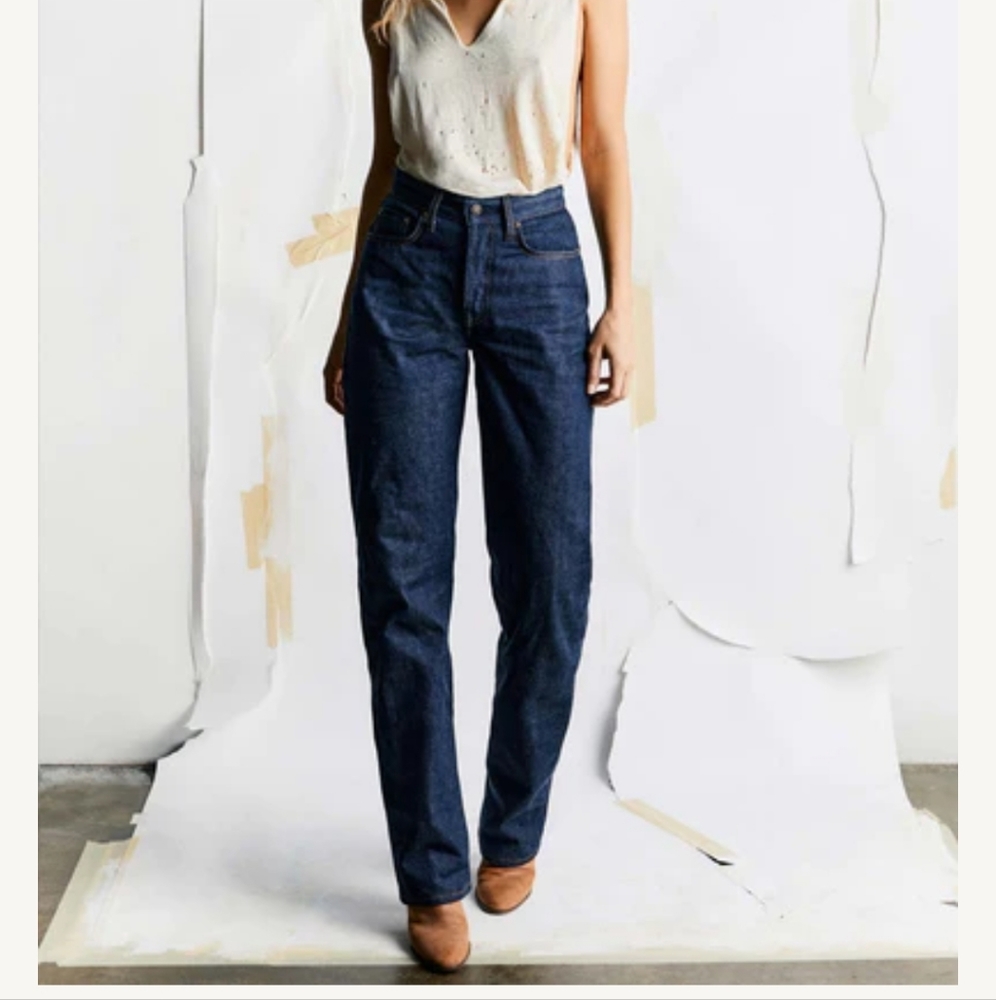 IMOGENE & WILLIE TRUDIE INDIGO RIGID JEAN - 30